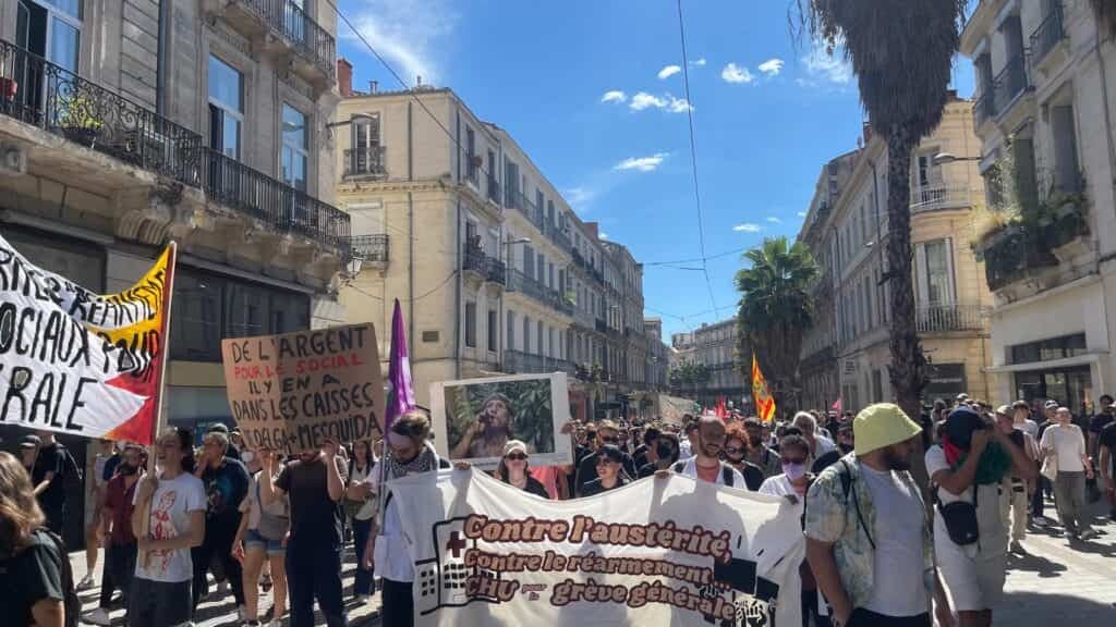 10 septembre : gaz lacrymogènes et lance à eau utilisés à Montpellier, le préfet fait le point