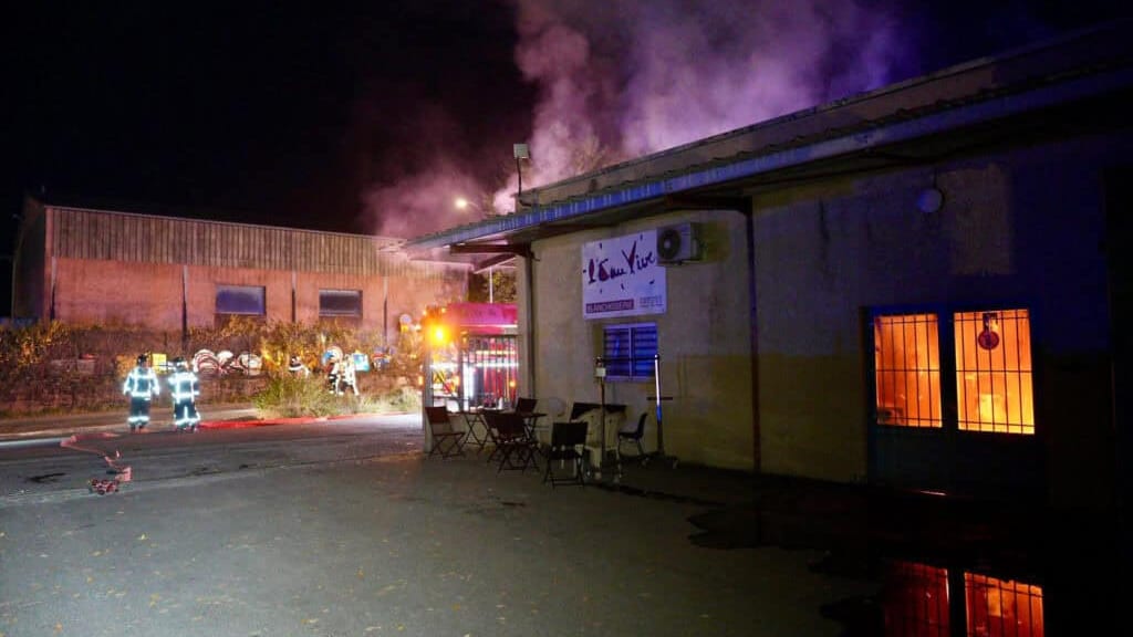 Gard : incendie à Anduze, 400m² d’une blanchisserie touchés