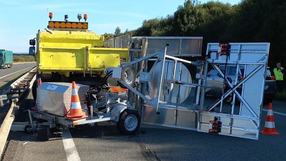 Vinci Autoroutes : un nouveau véhicule d’intervention percuté, un blessé léger