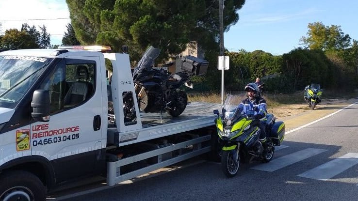 Gard : « fast and fourrière », un motard contrôlé à 158km/h sur une route à 80