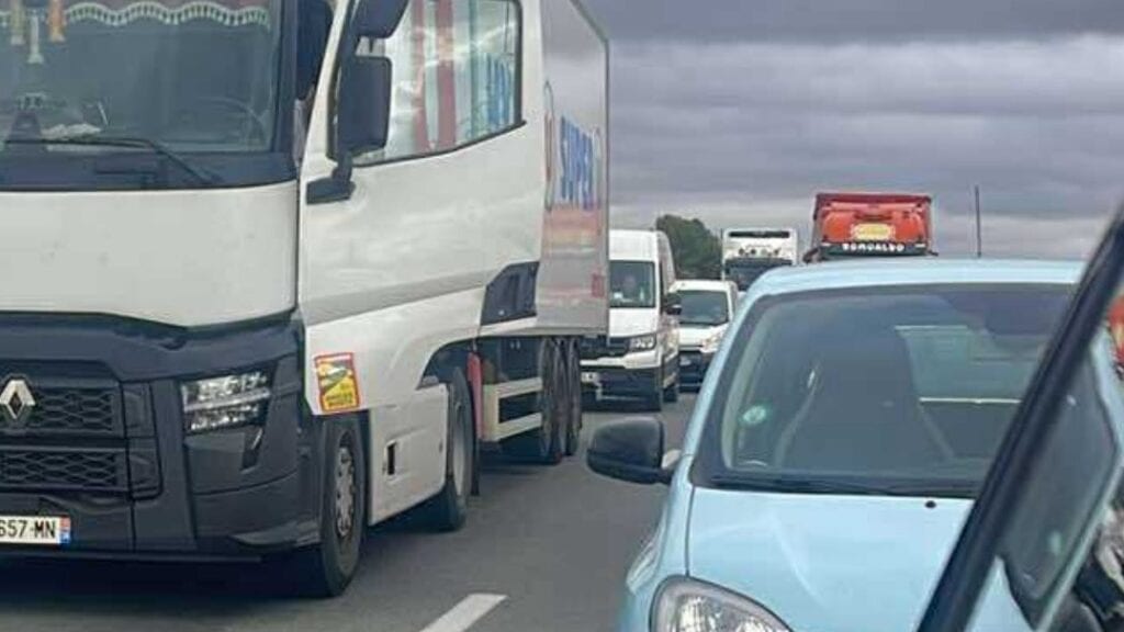 Autoroute A75 : circulation  difficile en direction de Béziers