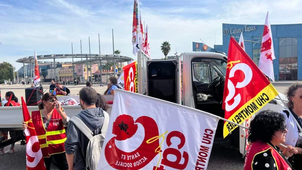 Montpellier : « Arrêtez de saboter l’hôpital public ! »,  la CGT en marche jusqu’à l’ARS