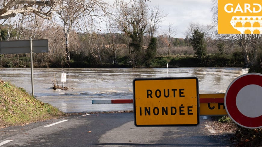 Gard : plusieurs ponts toujours fermés en raison des intempéries