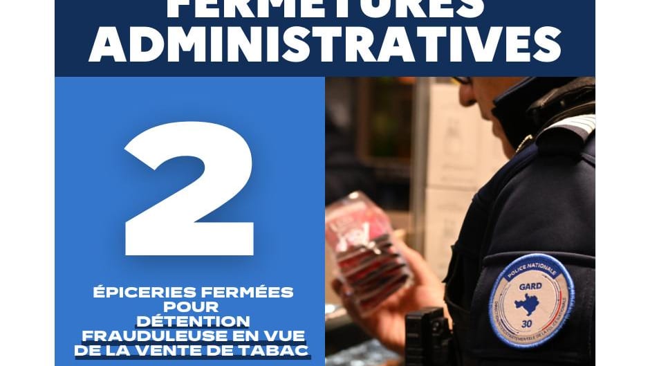 Gard : deux épiceries fermées sur ordre du préfet