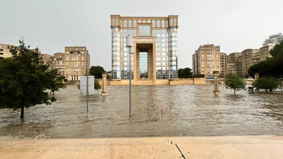 Montpellier : intempéries, plusieurs lieux et rues restent fermés