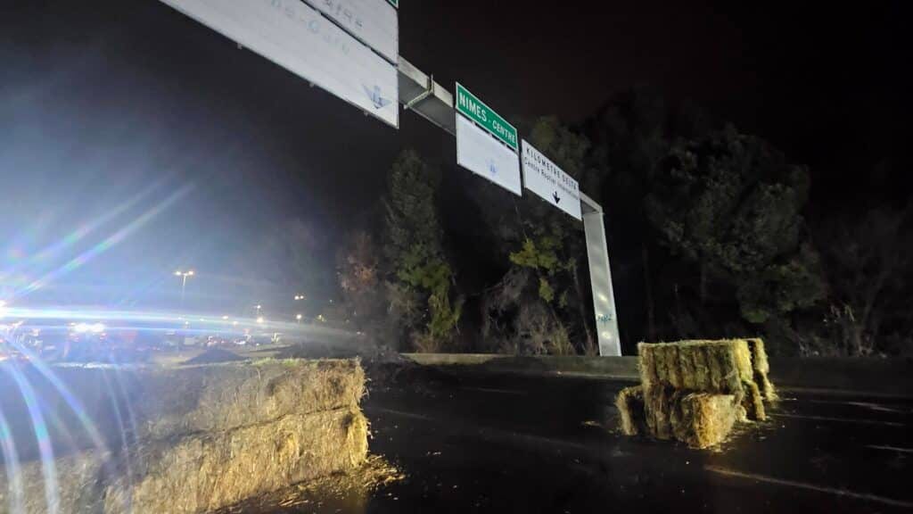 Manifestations agricoles : fortes perturbations sur les axes routiers du Gard ce matin