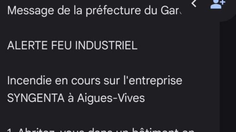 Gard : « Alerte feu industriel » à Aigues-Vives, pas de panique il s’agit d’un exercice