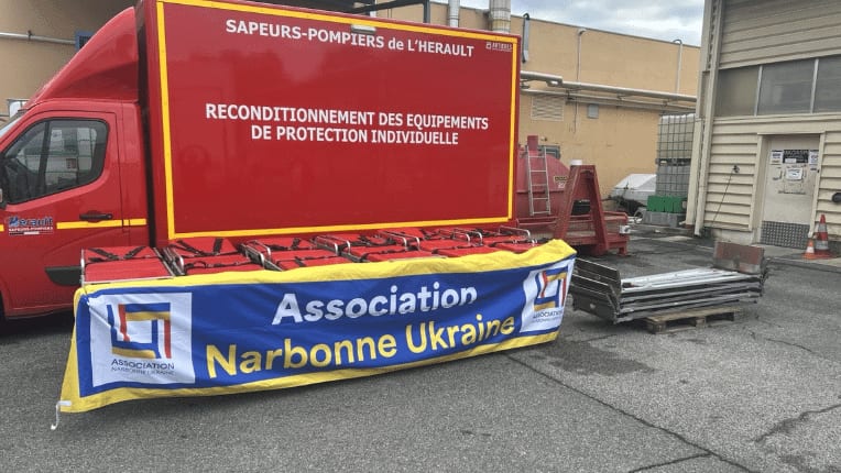 Hérault : les pompiers donnent plusieurs brancards aux hôpitaux ukrainiens