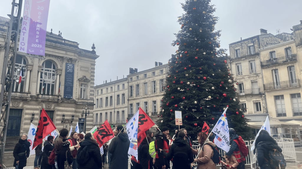 Montpellier : mobilisation intersyndicale contre la précarité au sein de l’Éducation nationale
