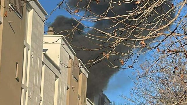 Béziers : incendie en cours dans un immeuble