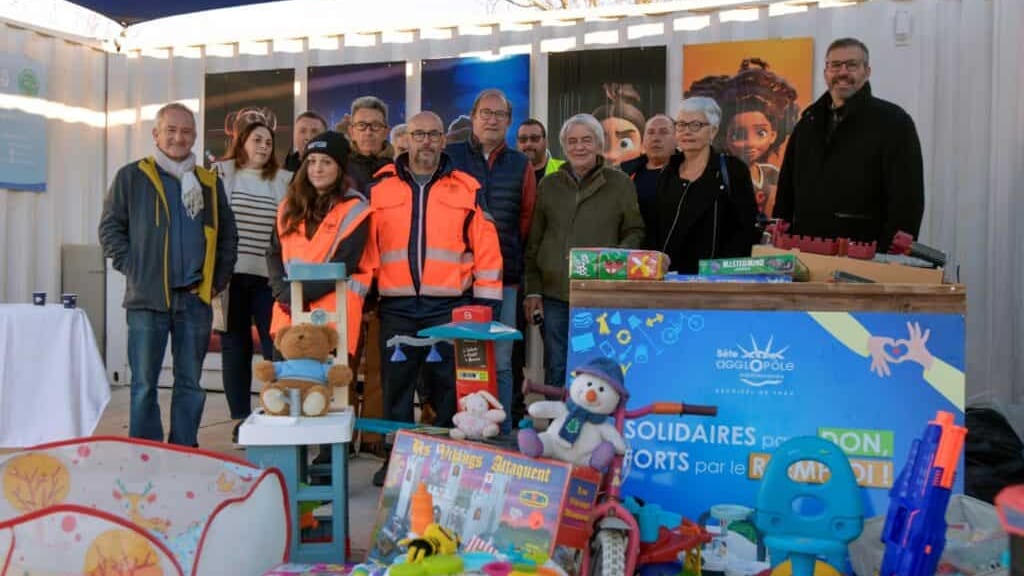 Sète Agglopôle : 400kg de jouets et de décorations collectés pour les plus démunis