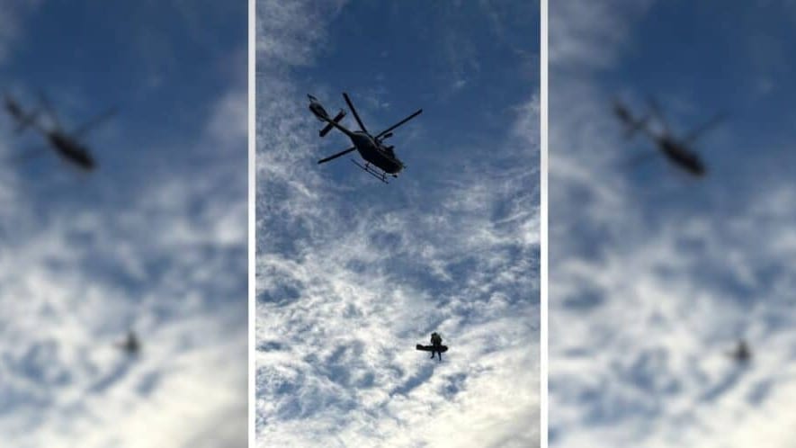 Gard : un homme fait une chute de quatre mètres au pied d’une falaise, il est hélitreuillé