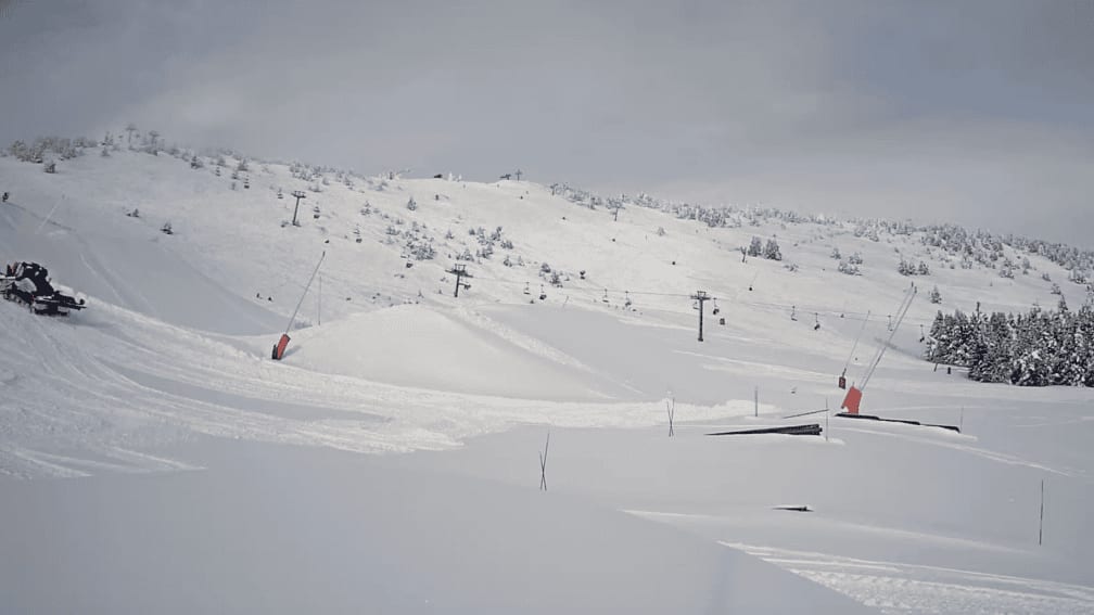 Météo : les images des fortes chutes de neige en Occitanie