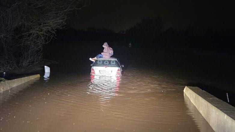 Hérault : sauvetage d’une automobiliste ayant emprunté une route inondée