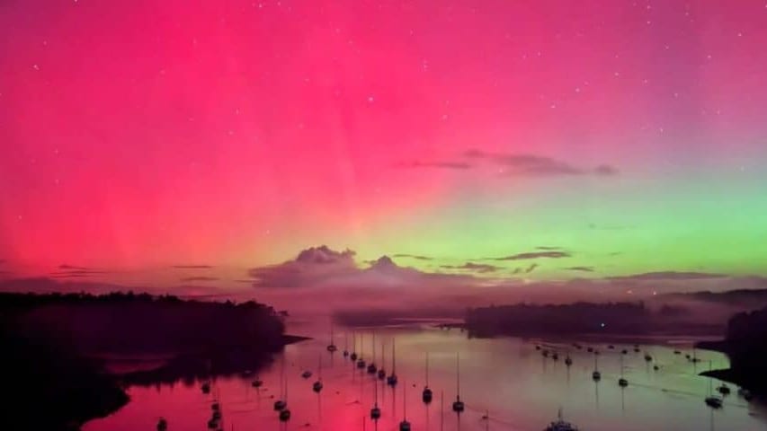 Les images des splendides aurores boréales cette nuit !