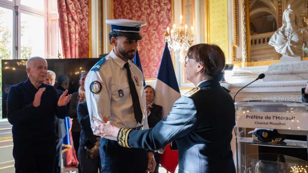 Montpellier : le policier Nasri Azzouz obtient une médaille pour « acte de courage et de dévouement »
