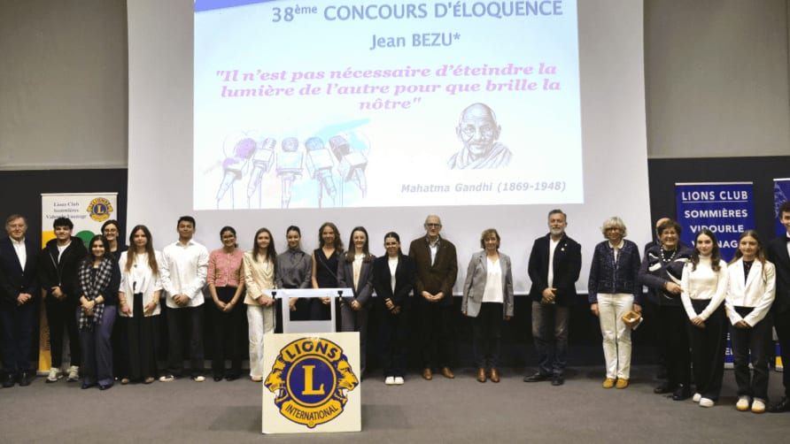 Nîmes : les jeunes talents de la région brillent au concours d’éloquence du Lions Club