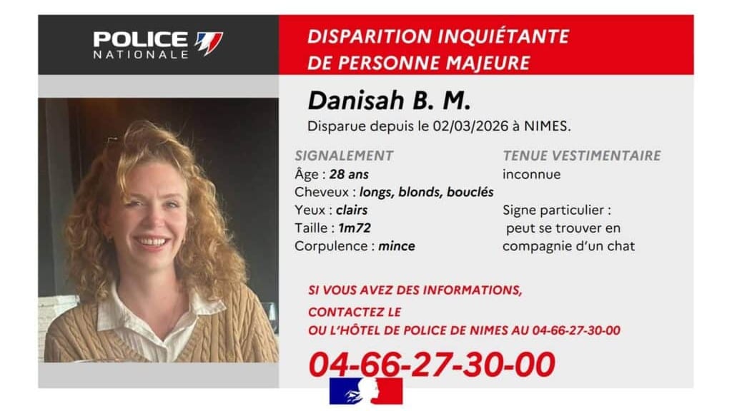 Gard : disparition inquiétante d’une jeune femme