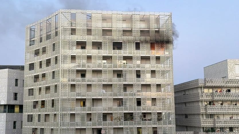 Montpellier : un incendie se déclare au 11e étage d’un immeuble à Port Marianne
