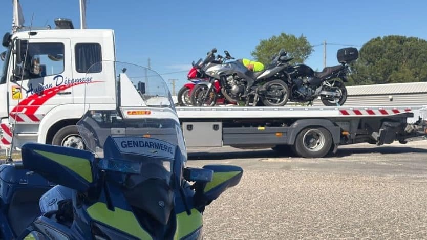 Gard : deux motards flashés à 144 et 172 km/h sur une route départementale