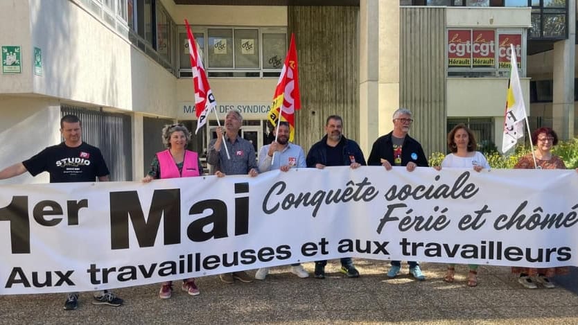 Montpellier : « une grave atteinte au droit des travailleurs », les syndicats vent debout contre la loi sur le 1er mai