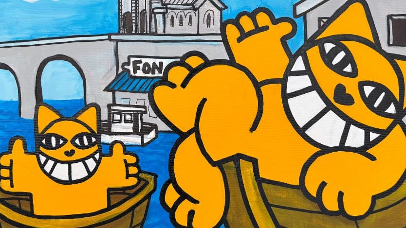 Montpellier : l’emblématique artiste M.Chat s’invite à la galerie Laurent Rigail