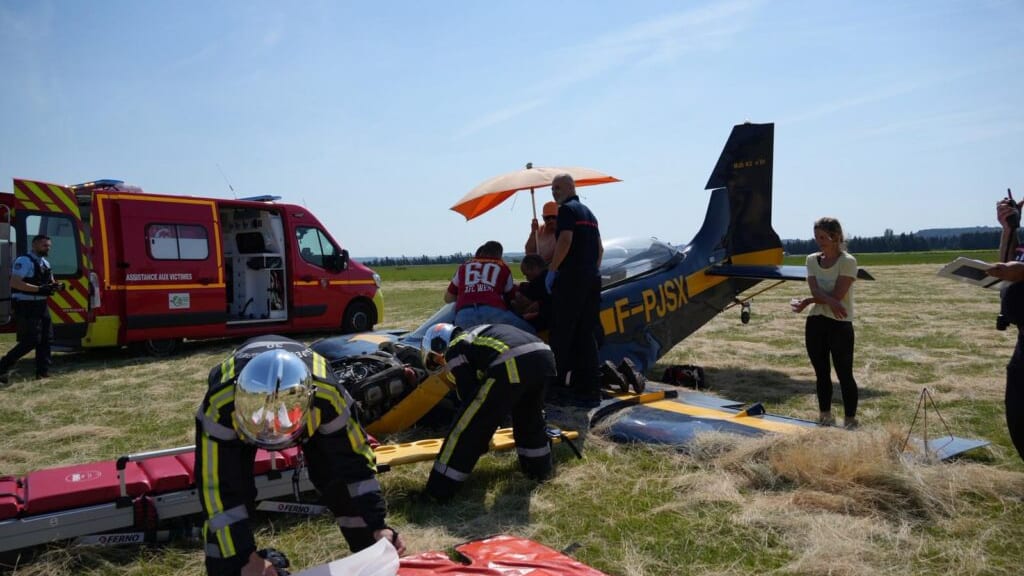 Gard : un homme de 92 ans et son chien secourus après le crash d’un aéronef