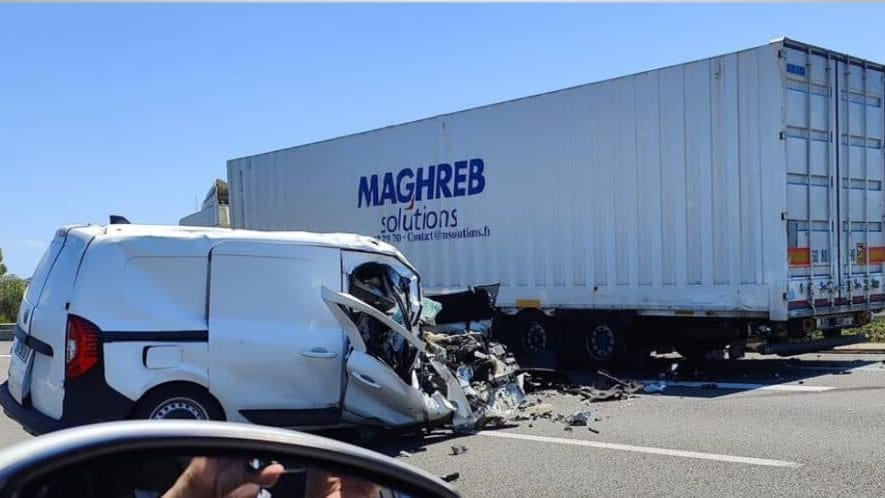 Autoroute A9 : accident entre un fourgon et un poids lourd, des ralentissements en cours