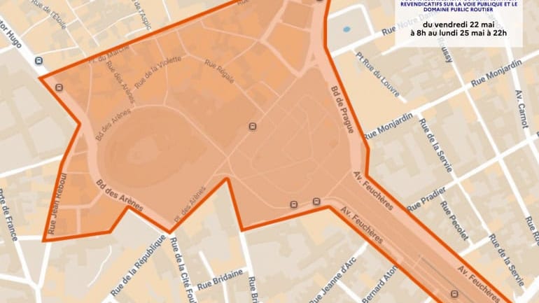 Nîmes : les rassemblements et manifestations à caractère revendicatif interdits lors de la féria de Pentecôte