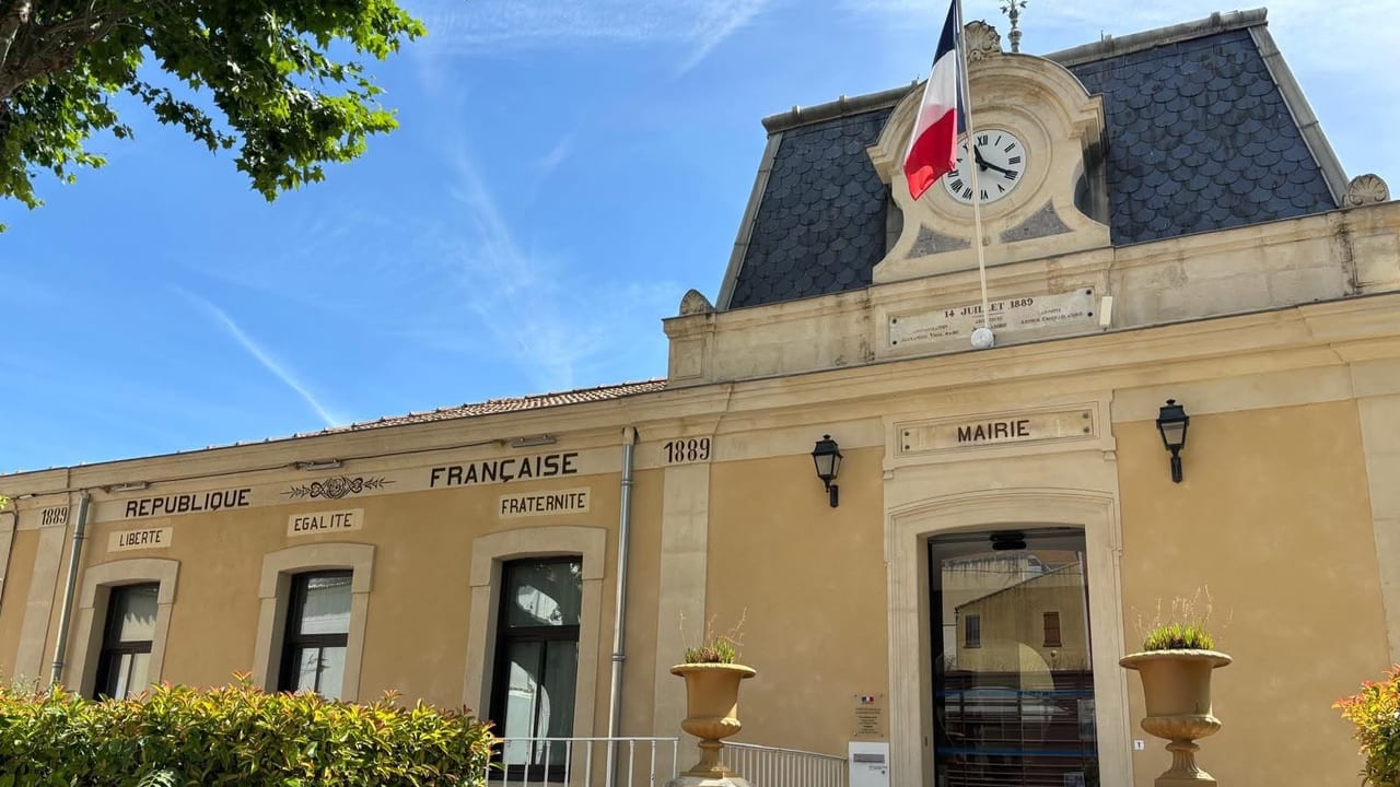 mairie de Magalas, dans l’Hérault