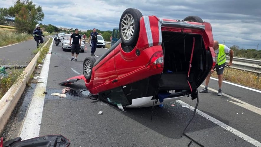 Hérault : deux accidents ce midi près d’Agde et sur l’A709