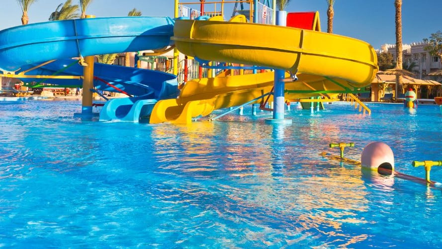Illustration - parc aquatique