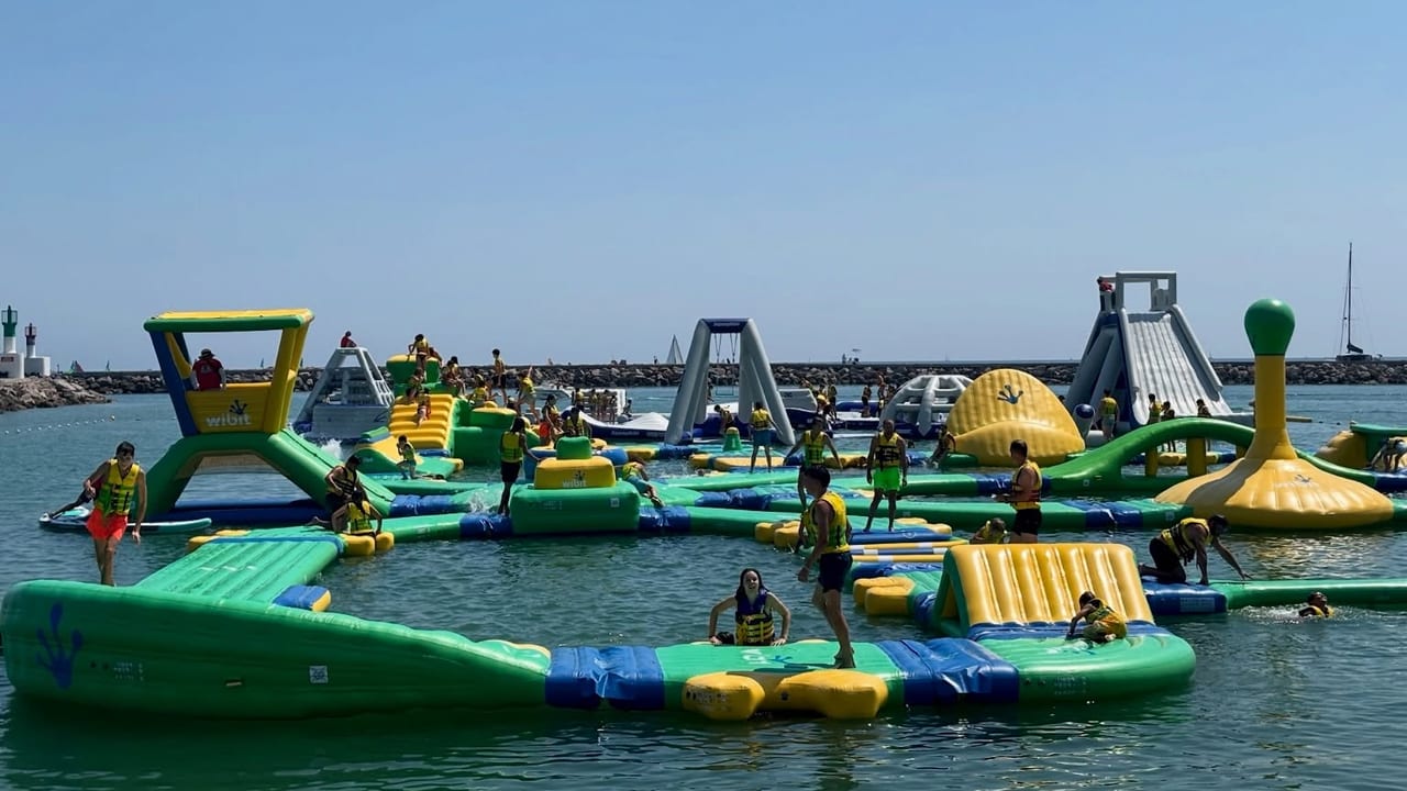Mauguio : Aquajump34 régale petits et grands