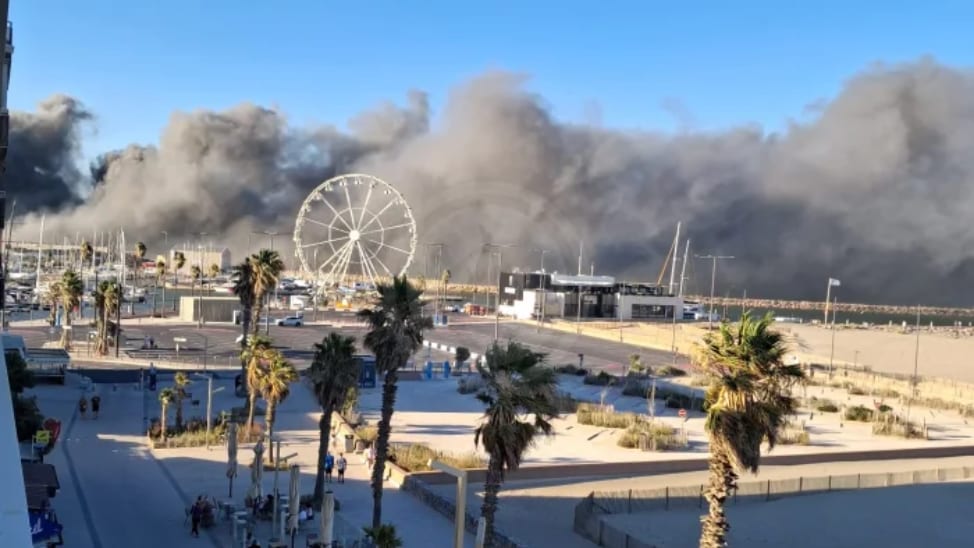 Feux de forêts et d'espaces naturels - Incendie à Sainte-Marie-la-Mer