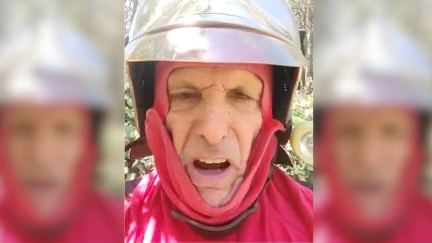 Capture vidéo diffusée par George Meric sur Facebook