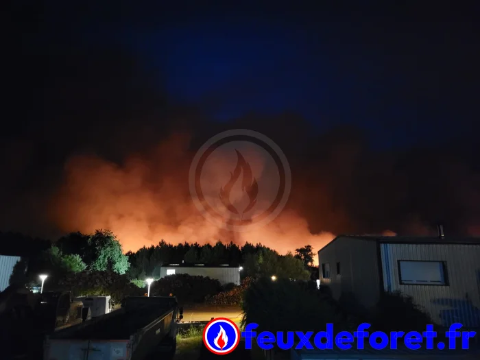 Incendie en Gironde