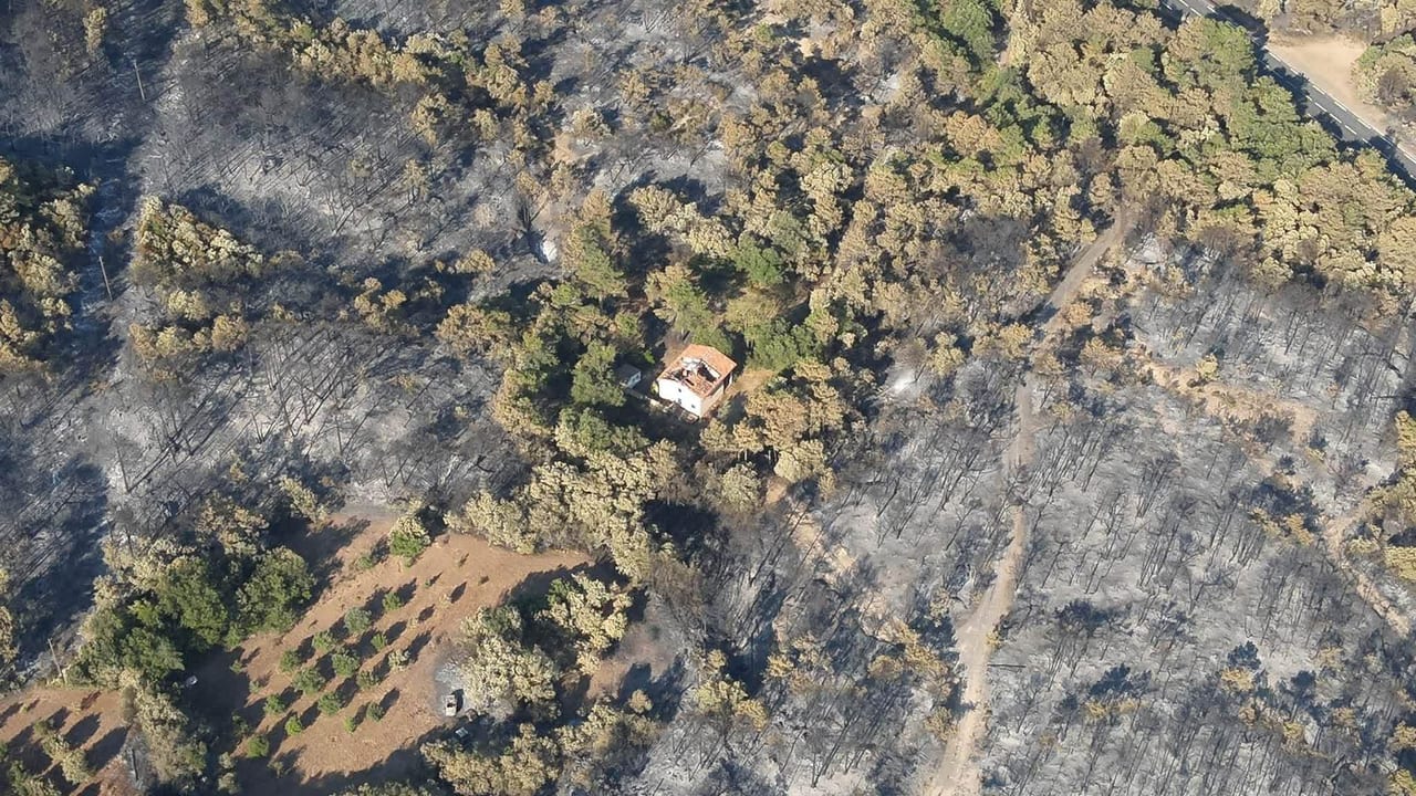 incendie dans l'Hérault, juillet 2026. Crédit Jérôme Bonnefoux.