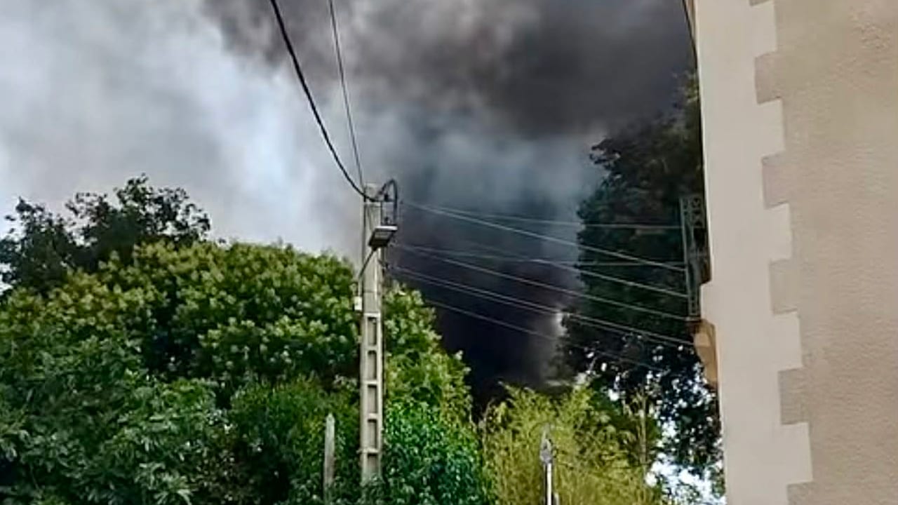 Illustration - Image amateur, incendie 16 juillet, Montpellier