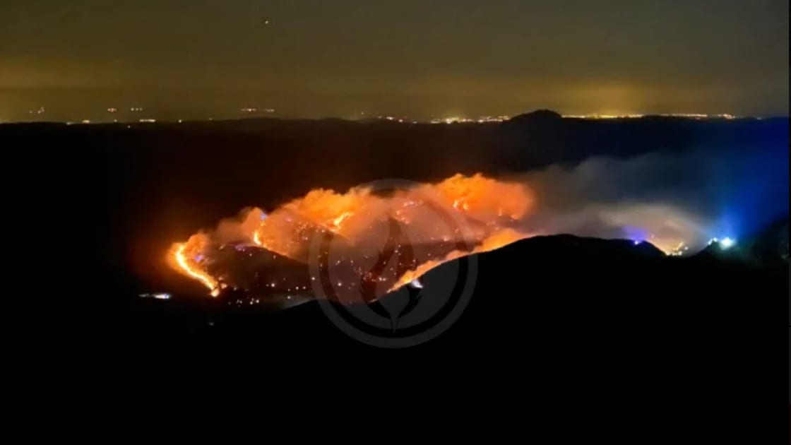Incendie à Puilaurens - Feux de forêts et d'espaces naturels