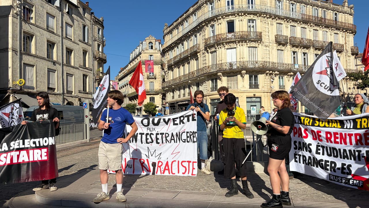 InfOccitanie / Camille Casanova - Les étudiants mobilisés ce mardi 15 septembre