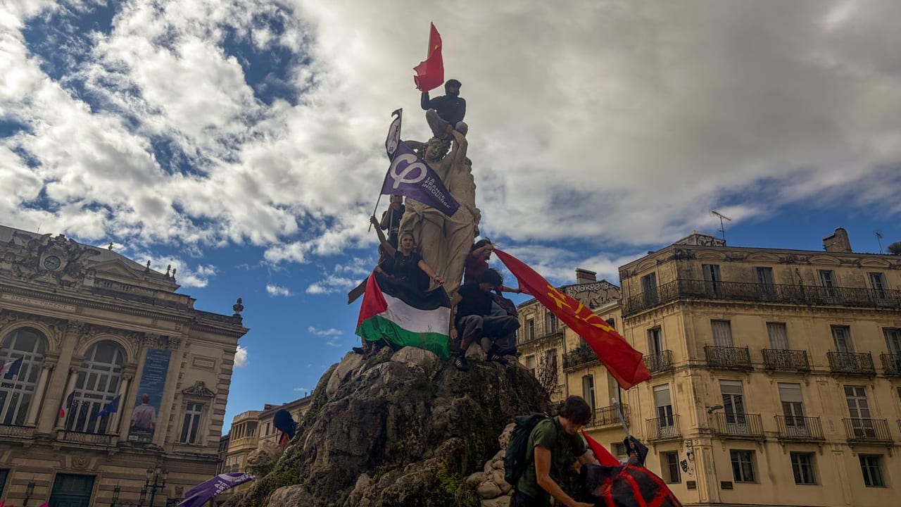 InfOccitanie - A.F / Manifestation Montpellier 8 octobre