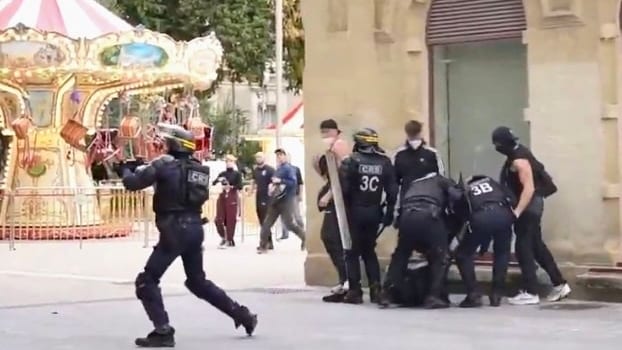 Capture d'écran vidéo diffusée sur X, crédit David Hutin